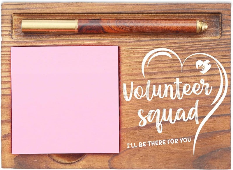 EFFJNSG Volunteer Squad Desk Organizer, Inspirational Sticky Note Holder, I'll Be There for You, Gifts for Volunteers, Community Workers, and Nonprofit Staff EDP130 - Image 1